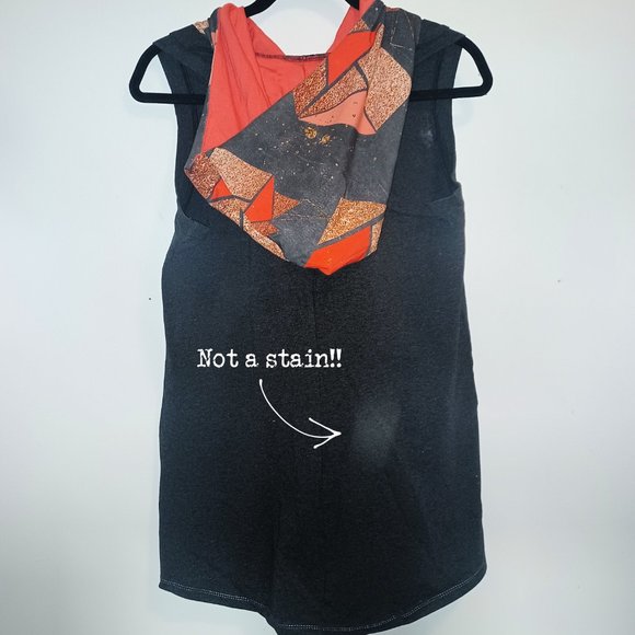 EUC XXL Cotton & Spandex Handmade Hood Tunic Mam'Zelle & Petit Homme - Picture 4 of 4